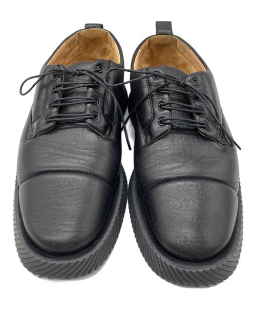 JIL SANDER（ジルサンダー）JIL SANDER (ジルサンダー) ポストマークダービーシューズ　JIL SANDER　メンズ　ブラック ブラック サイズ:25.5の古着・服飾アイテム