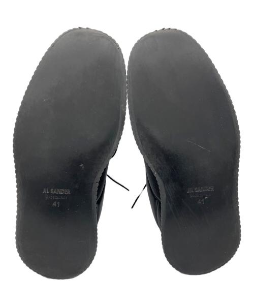 JIL SANDER（ジルサンダー）JIL SANDER (ジルサンダー) ポストマークダービーシューズ　JIL SANDER　メンズ　ブラック ブラック サイズ:25.5の古着・服飾アイテム