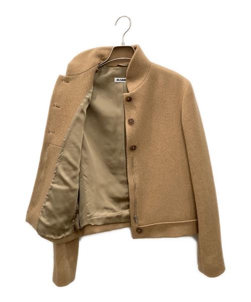 JIL SANDER（ジルサンダー）JIL SANDER (ジルサンダー) ショートジャケット　レディース ベージュ サイズ:36の古着・服飾アイテム