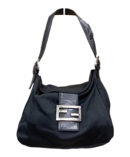 FENDI（フェンディ）FENDI (フェンディ) ハンドバッグ　FENDI　マンマバケット　ブラック　 ブラックの古着・服飾アイテム