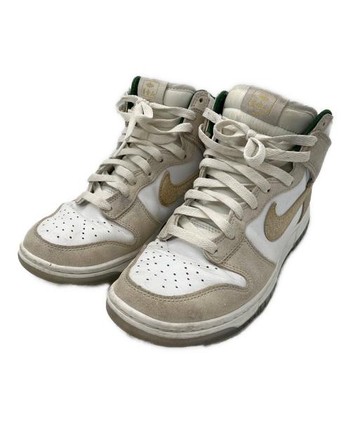 NIKE（ナイキ）NIKE (ナイキ) ハイカットスニーカー　NIKE　メンズ　ホワイト×グリーン　Dunk High PRM 