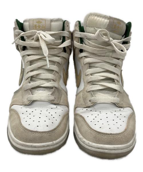 NIKE（ナイキ）NIKE (ナイキ) ハイカットスニーカー　NIKE　メンズ　ホワイト×グリーン　Dunk High PRM 