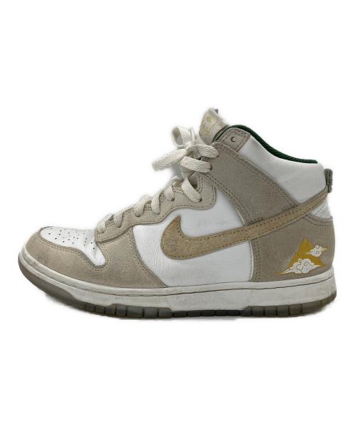 NIKE（ナイキ）NIKE (ナイキ) ハイカットスニーカー　NIKE　メンズ　ホワイト×グリーン　Dunk High PRM 