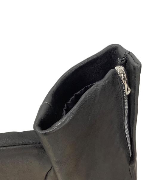 TORNADO MART（トルネードマート）TORNADO MART (トルネードマート) シングルライダースジャケット　TORNADO MART　メンズ　ブラック　ラムレザー ブラック サイズ:Lの古着・服飾アイテム