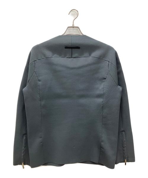 ATTACHMENT（アタッチメント）ATTACHMENT (アタッチメント) PEニットシングルライダース グレー サイズ:2の古着・服飾アイテム