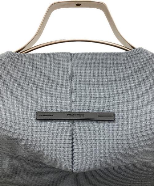 ATTACHMENT（アタッチメント）ATTACHMENT (アタッチメント) PEニットシングルライダース グレー サイズ:2の古着・服飾アイテム