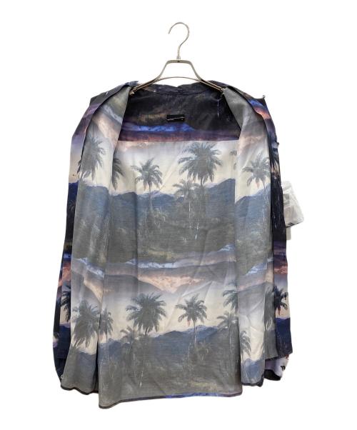 LAD MUSICIAN（ラッドミュージシャン）LAD MUSICIAN (ラッドミュージシャン) 長袖シャツ　LAD MUSICIAN　メンズ　ブルー×ブラック　タグ付 ブルー×ブラック サイズ:44の古着・服飾アイテム