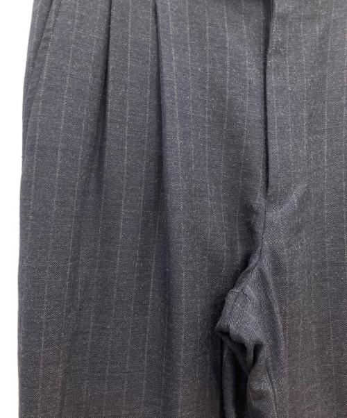 MARKA（マーカ）MARKA (マーカ) オフィサーパンツ 2タックワイド　MARKA　メンズ　ネイビー　ストライプ ネイビー サイズ:1の古着・服飾アイテム