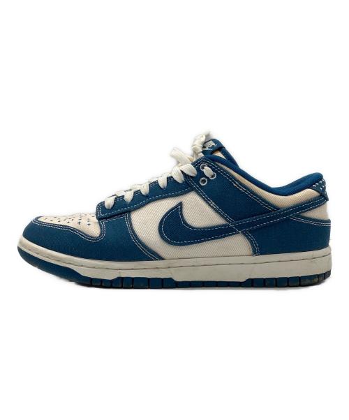 NIKE（ナイキ）NIKE (ナイキ) スニーカー　NIKE　メンズ　ホワイト×ブルー　Dunk Low SE 
