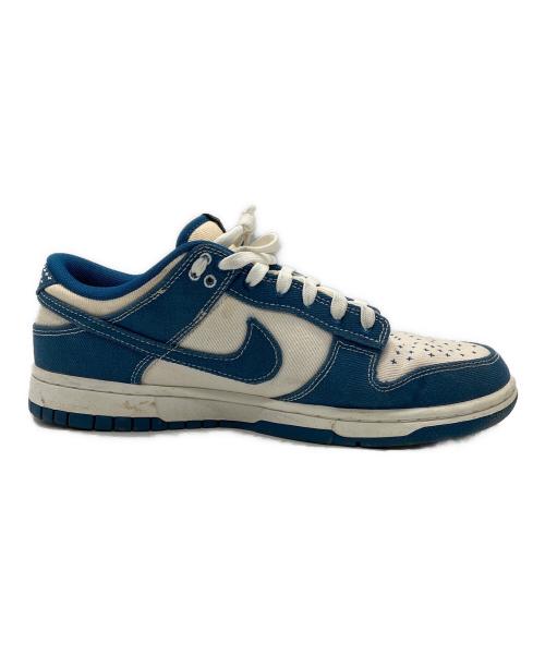 NIKE（ナイキ）NIKE (ナイキ) スニーカー　NIKE　メンズ　ホワイト×ブルー　Dunk Low SE 