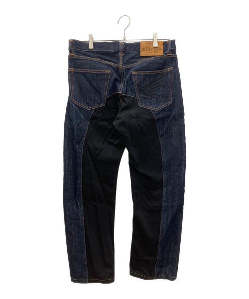 KOJIMA GENES（コジマジーンズ）KOJIMA GENES (コジマジーンズ) HONDA (ホンダ) デニムパンツ　KOJIMA GENES　HONDA　メンズインディゴ　　モンキーコンボパンツ インディゴ サイズ:34の古着・服飾アイテム