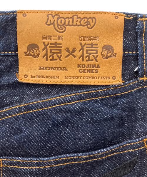 KOJIMA GENES（コジマジーンズ）KOJIMA GENES (コジマジーンズ) HONDA (ホンダ) デニムパンツ　KOJIMA GENES　HONDA　メンズインディゴ　　モンキーコンボパンツ インディゴ サイズ:34の古着・服飾アイテム