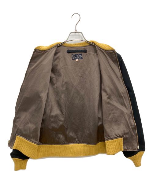 Buzz Rickson’s（バズリクソンズ）Buzz Rickson’s (バズリクソンズ) スーベニールツアージャケット　Buzz Rickson’s　メンズ　ブラック×イエロー　袖口穴有 ブラック×イエロー サイズ:38の古着・服飾アイテム