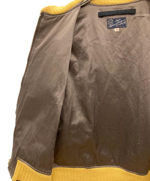 Buzz Rickson’s（バズリクソンズ）Buzz Rickson’s (バズリクソンズ) スーベニールツアージャケット　Buzz Rickson’s　メンズ　ブラック×イエロー　袖口穴有 ブラック×イエロー サイズ:38の古着・服飾アイテム