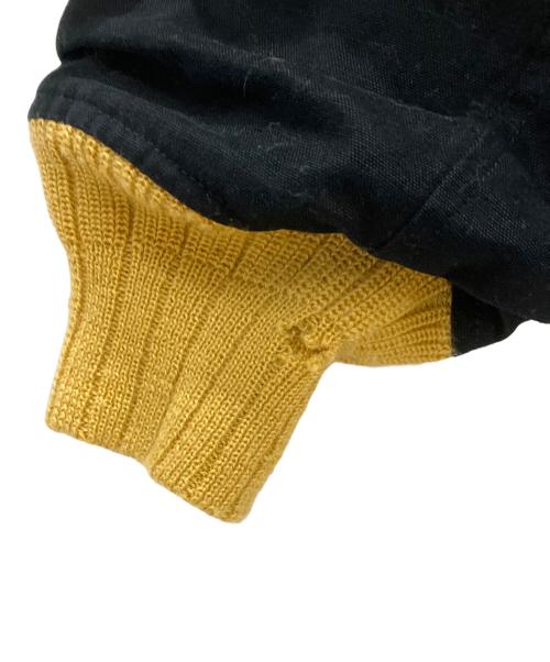 Buzz Rickson’s（バズリクソンズ）Buzz Rickson’s (バズリクソンズ) スーベニールツアージャケット　Buzz Rickson’s　メンズ　ブラック×イエロー　袖口穴有 ブラック×イエロー サイズ:38の古着・服飾アイテム