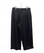 Y'sワイズ）の古着「ウールパンツ　ブラック」｜ブラック
