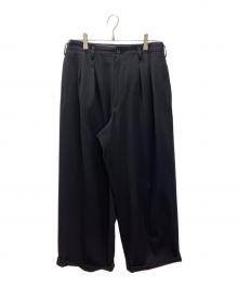 Y's（ワイズ）の古着「ウールパンツ　ブラック」｜ブラック