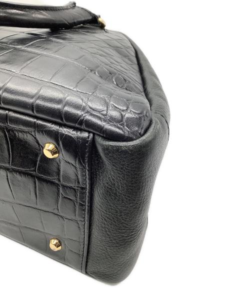 Vivienne Westwood（ヴィヴィアンウエストウッド）Vivienne Westwood (ヴィヴィアンウエストウッド) ミニボストンバッグ　ELITE　レザー　ブラック ブラックの古着・服飾アイテム