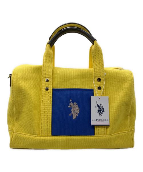 U.S POLO ASSN（ユーエスポロアッスン）U.S POLO ASSN (ユーエスポロアッスン) ボストンバッグ　イエロー イエローの古着・服飾アイテム