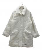 NIKEナイキ）の古着「ボアコート　NIKE　レディース　ホワイト　タグ付き」｜ホワイト