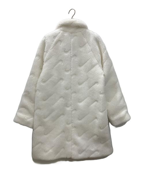 NIKE（ナイキ）NIKE (ナイキ) ボアコート　NIKE　レディース　ホワイト　タグ付き ホワイト サイズ:Mの古着・服飾アイテム