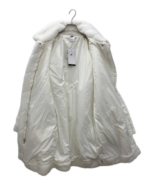 NIKE（ナイキ）NIKE (ナイキ) ボアコート　NIKE　レディース　ホワイト　タグ付き ホワイト サイズ:Mの古着・服飾アイテム