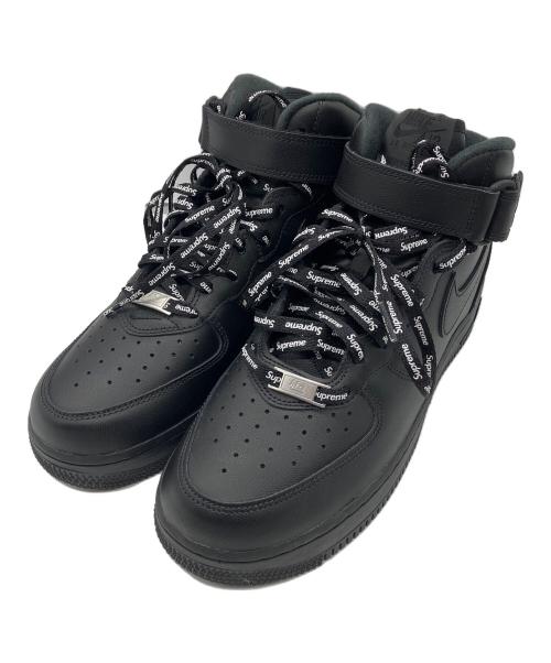 NIKE（ナイキ）NIKE (ナイキ) SUPREME (シュプリーム) ハイカットスニーカー　NIKE　Supreme　メンズ　ブラック　AIR FORCE 1 MID 