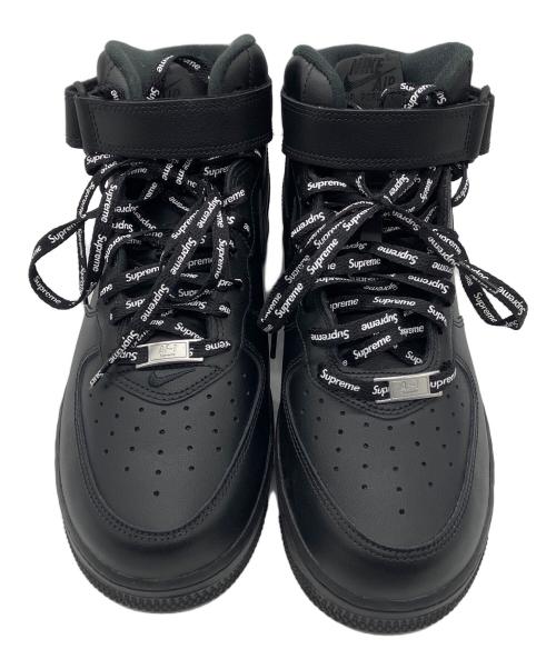 NIKE（ナイキ）NIKE (ナイキ) SUPREME (シュプリーム) ハイカットスニーカー　NIKE　Supreme　メンズ　ブラック　AIR FORCE 1 MID 