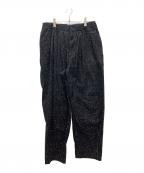 COOTIE PRODUCTIONSクーティープロダクツ）の古着「Splatter Print 2Tuck Easy Pants」｜ブラック