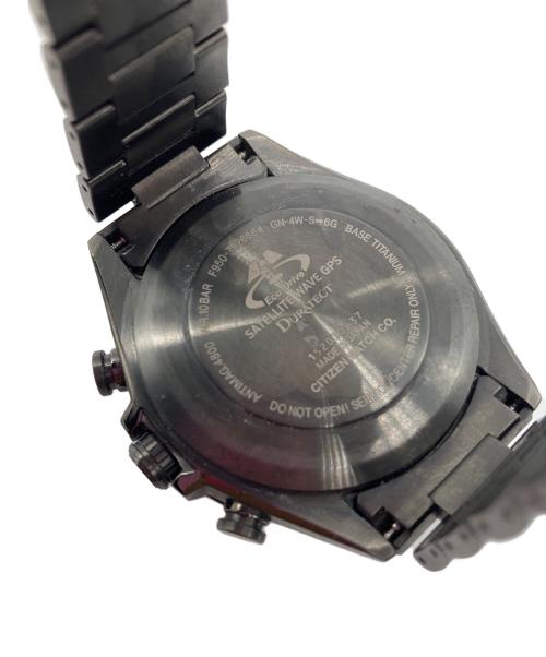 CITIZEN（シチズン）CITIZEN (シチズン) 腕時計　CITIZEN　アテッサ　電波ソーラー　動作確認済み　ブラック　SSブレスレット ブラックの古着・服飾アイテム