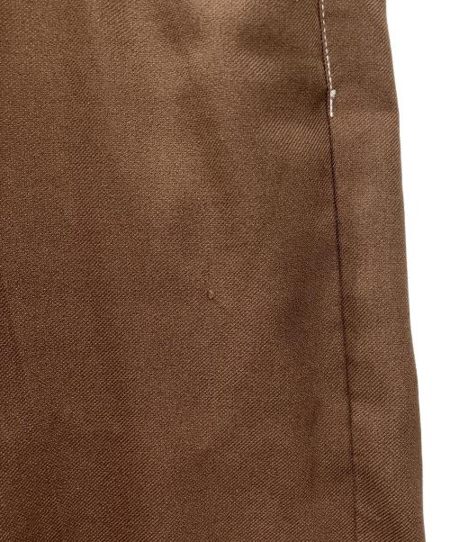 DAIRIKU（ダイリク）DAIRIKU (ダイリク) フラッシャープレスドパンツ　ブラウン ブラウン サイズ:表記無の古着・服飾アイテム
