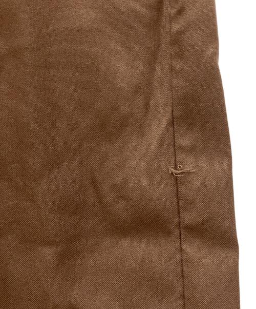 DAIRIKU（ダイリク）DAIRIKU (ダイリク) フラッシャープレスドパンツ　ブラウン ブラウン サイズ:表記無の古着・服飾アイテム