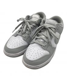 NIKE（ナイキ）の古着「スニーカー　NIKE　メンズ　ホワイト×グレー　DUNK LOW RETRO」｜ホワイト×グレー