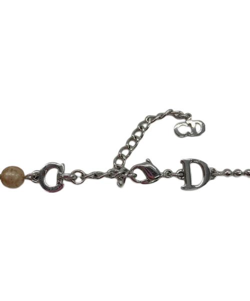 Christian Dior（クリスチャン ディオール）Christian Dior (クリスチャン ディオール) ロゴネックレス　Christian Dior　フェイクパールの古着・服飾アイテム