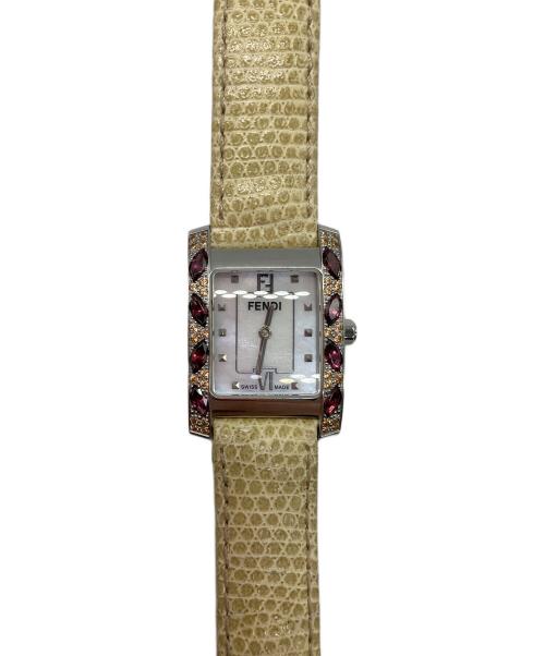 FENDI（フェンディ）FENDI (フェンディ) 腕時計　FENDI　クラシコ　箱付　ホワイト ホワイトの古着・服飾アイテム