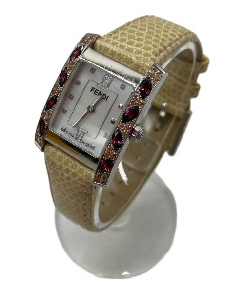 FENDI（フェンディ）FENDI (フェンディ) 腕時計　FENDI　クラシコ　箱付　ホワイト ホワイトの古着・服飾アイテム