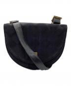 MCMエムシーエム）の古着「ショルダーバッグ　MCM　ヴィセトス　ブラック」｜ブラック