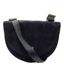 MCM（エムシーエム）の古着「ショルダーバッグ　MCM　ヴィセトス　ブラック」｜ブラック