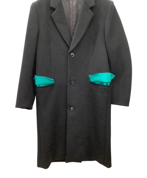 PAUL SMITH（ポールスミス）PAUL SMITH (ポールスミス) チェスターコート　メンズ ブラック サイズ:Sの古着・服飾アイテム