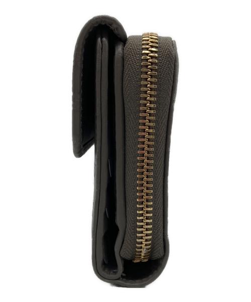 GUCCI（グッチ）GUCCI (グッチ) 長財布　GUCCI　グッチシマ　角スレ有　グレー グレーの古着・服飾アイテム