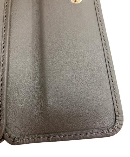 GUCCI（グッチ）GUCCI (グッチ) 長財布　GUCCI　グッチシマ　角スレ有　グレー グレーの古着・服飾アイテム