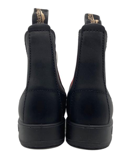 BLUND STONE（ブランドストーン）BLUND STONE (ブランドストーン) ショートブーツ　BLUND STONE　レディース　ブラック　タグ付　PU/TPU RED ELASTIC SIDED V CUT ブラック サイズ:4の古着・服飾アイテム