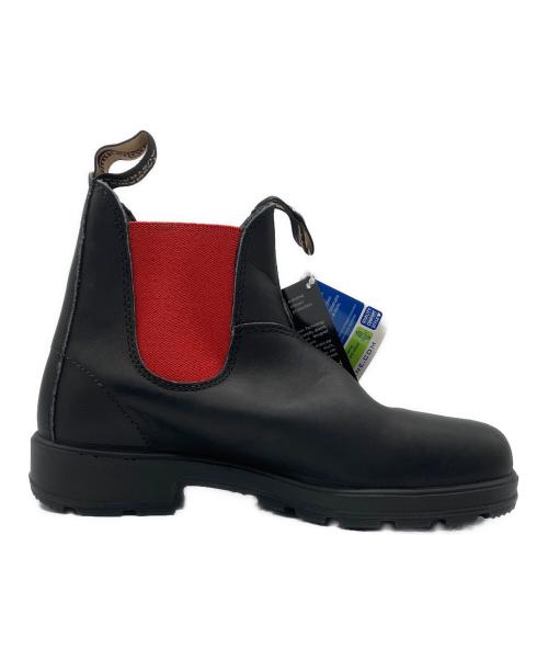 BLUND STONE（ブランドストーン）BLUND STONE (ブランドストーン) ショートブーツ　BLUND STONE　レディース　ブラック　タグ付　PU/TPU RED ELASTIC SIDED V CUT ブラック サイズ:4の古着・服飾アイテム