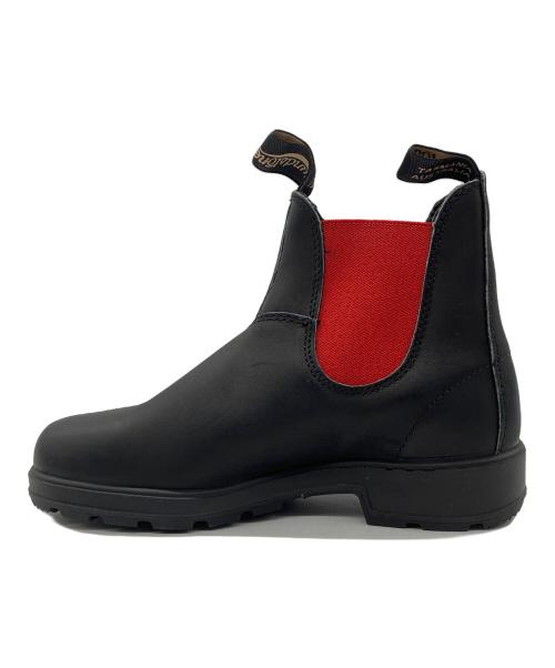 BLUND STONE（ブランドストーン）BLUND STONE (ブランドストーン) ショートブーツ　BLUND STONE　レディース　ブラック　タグ付　PU/TPU RED ELASTIC SIDED V CUT ブラック サイズ:4の古着・服飾アイテム