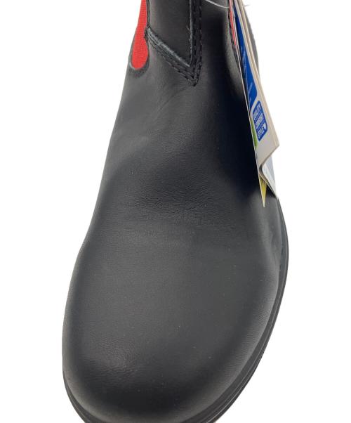 BLUND STONE（ブランドストーン）BLUND STONE (ブランドストーン) ショートブーツ　BLUND STONE　レディース　ブラック　タグ付　PU/TPU RED ELASTIC SIDED V CUT ブラック サイズ:4の古着・服飾アイテム