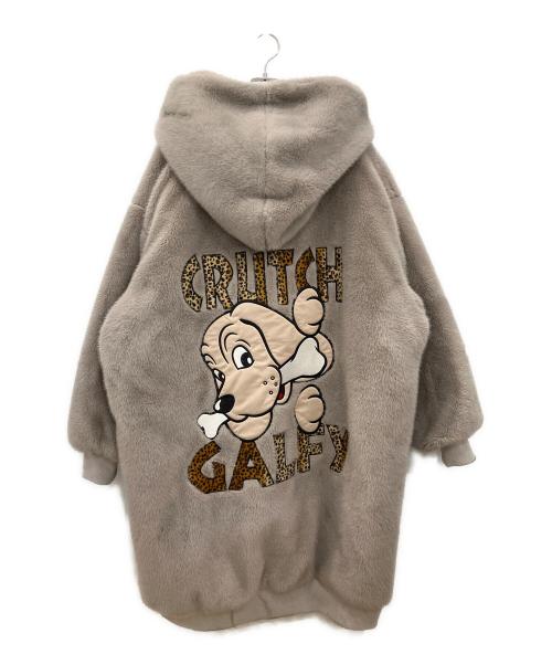 GALFY（ガルフィー）GALFY (ガルフィー) 大セレブファーコート　GALFY　メンズ　ベージュ ベージュ サイズ:無しの古着・服飾アイテム