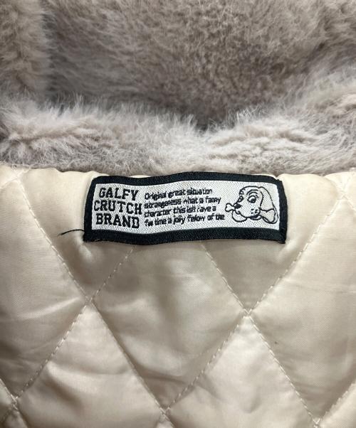 GALFY（ガルフィー）GALFY (ガルフィー) 大セレブファーコート　GALFY　メンズ　ベージュ ベージュ サイズ:無しの古着・服飾アイテム