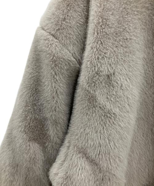 GALFY（ガルフィー）GALFY (ガルフィー) 大セレブファーコート　GALFY　メンズ　ベージュ ベージュ サイズ:無しの古着・服飾アイテム