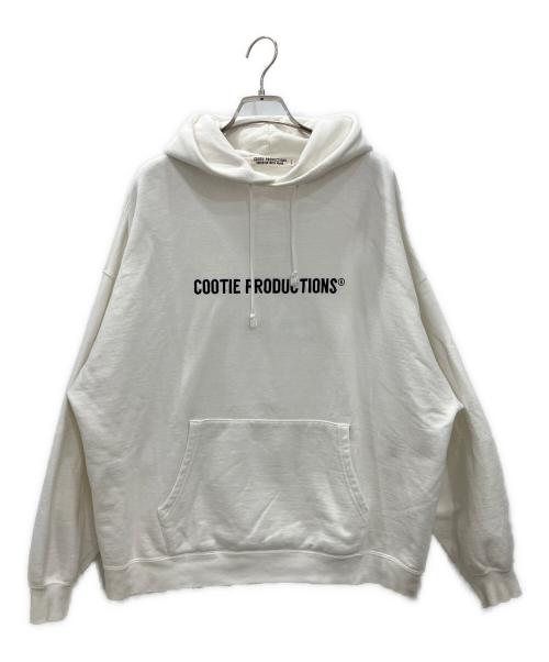 COOTIE PRODUCTIONS（クーティープロダクツ）COOTIE PRODUCTIONS (クーティープロダクツ) プルオーバーパーカー ホワイト サイズ:Sの古着・服飾アイテム
