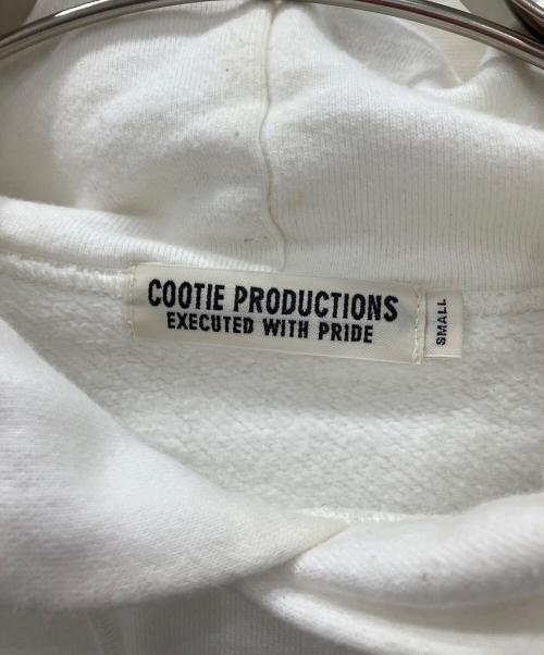 COOTIE PRODUCTIONS（クーティープロダクツ）COOTIE PRODUCTIONS (クーティープロダクツ) プルオーバーパーカー ホワイト サイズ:Sの古着・服飾アイテム